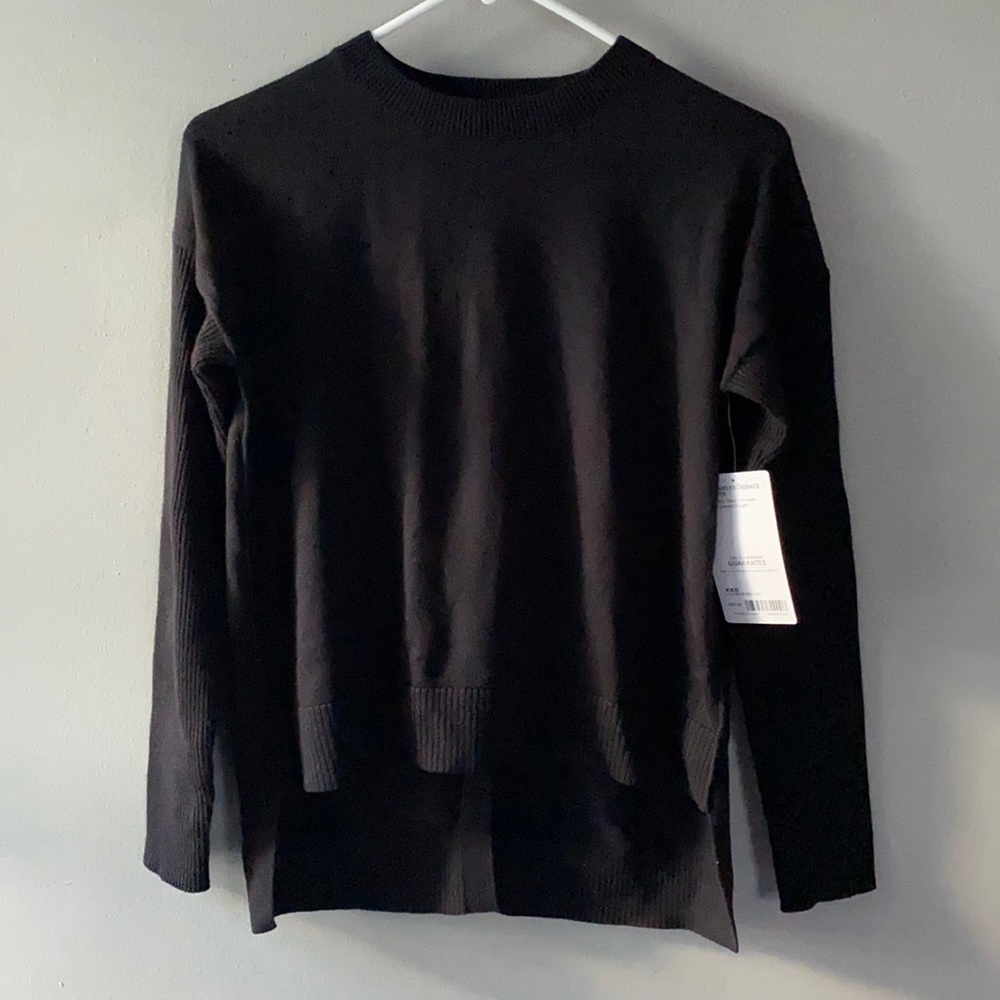 Athleta split back sweater